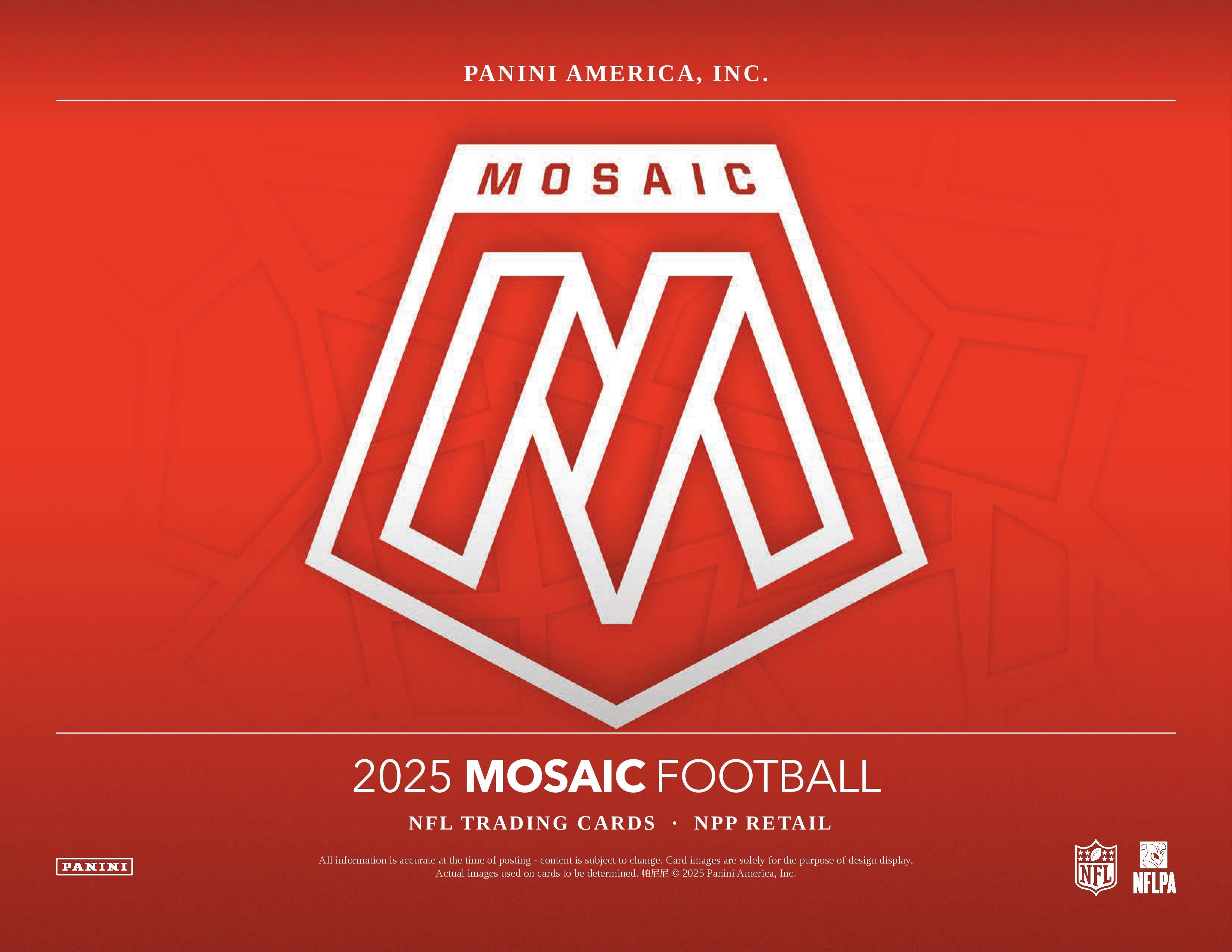 2025 Mosaic Football Mega Box